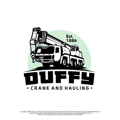 Crane and heavy haul company needs a new powerful logo.