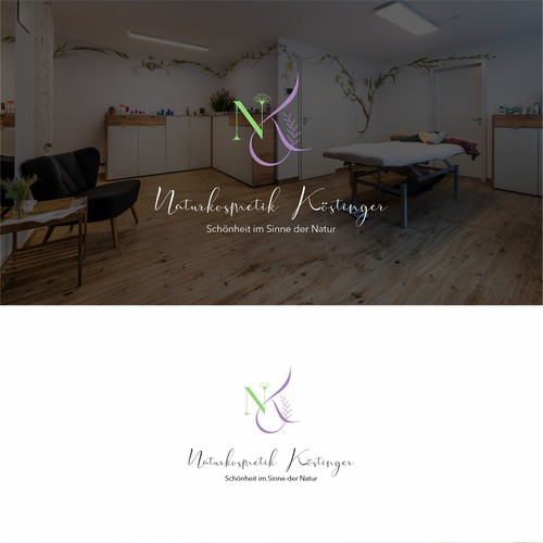 Design a logo for a natural cosmetics studio