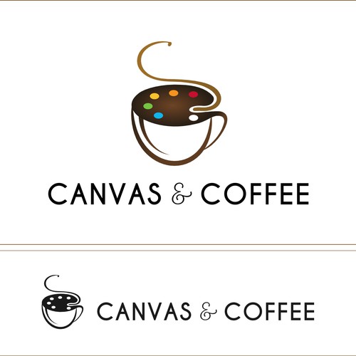 An opportunity to get really creative!  Design an iconic logo for a new social painting cafe.
