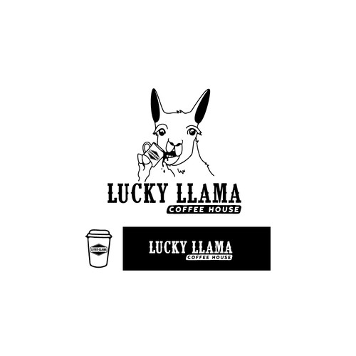 Lucky Llama Coffee House Logo