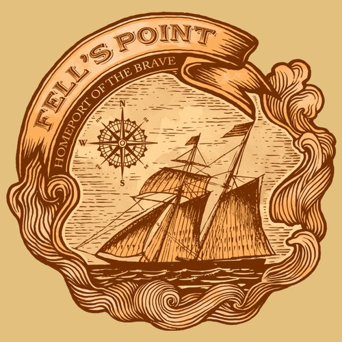 New t-shirt design wanted for Fell's Point Preservation Society/ Shirt should advertise Fell's Point.