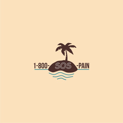 Logo concept for 1-800-SOS-PAIN