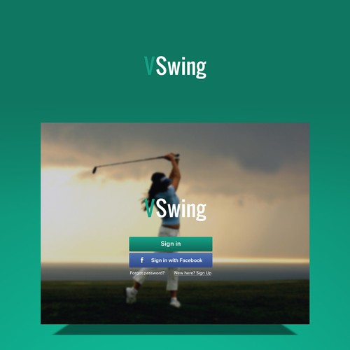 Design a modern Golf iPad App