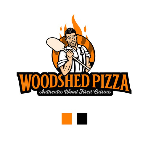 Woodshed Pizza Logo