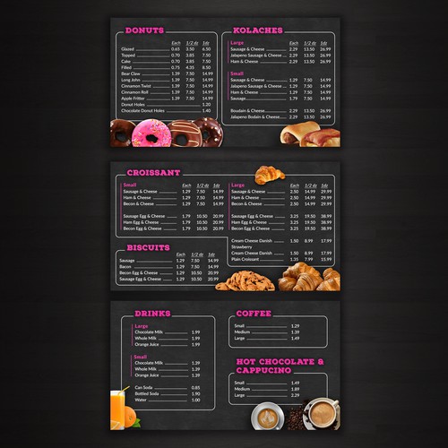 Donut Menu