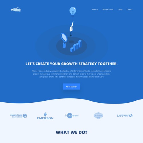 Landing page