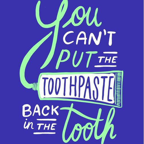 Toothpaste and tooth #1