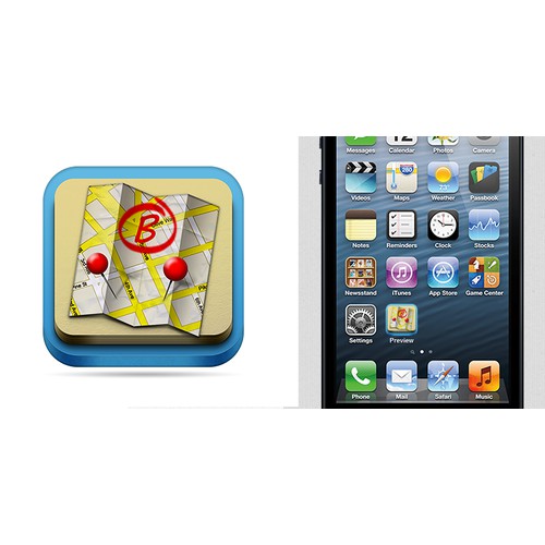 Map app icon