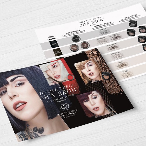 KVD Beauty Brow Postcard