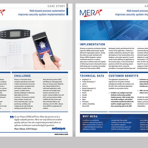 Case Study for MERA Switzerland AG