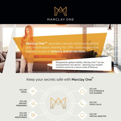 One pager for MarclayOne
