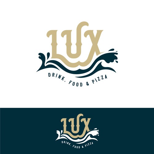 LUX logo design