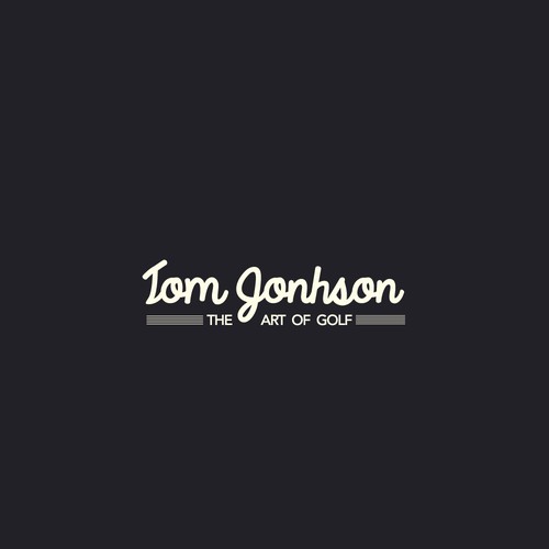 Tom Johnson Golf Instructor Logo Concept
