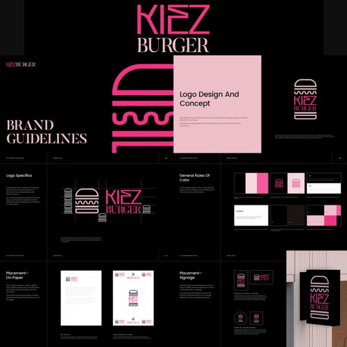 KIEZBURGER – Urban Food Brand Identity