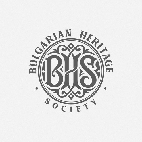 Classic Monogram Emblem for Bulgarian Heritage Society