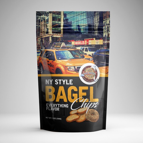 Bagel Chips packaging Design