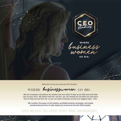 CEO Studios Landing page 