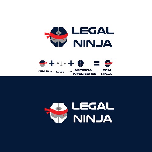 A logo for tech app for lawyers