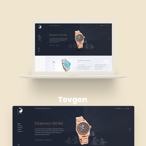 Design Website for Luxurious Watch Brand