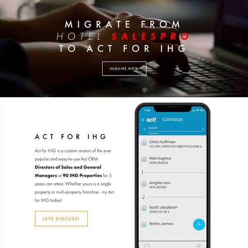 Act for IHG Design