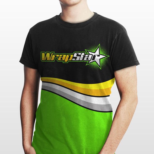 T-Shirt design for wrapstar