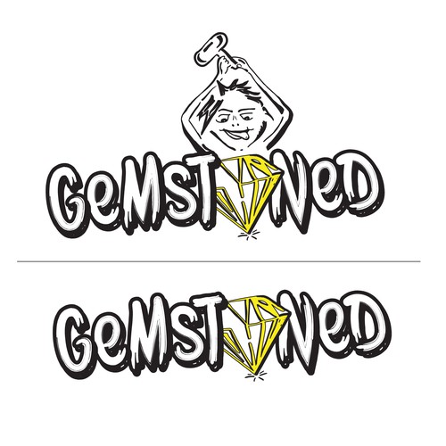 Edgy Gemstoned Logo