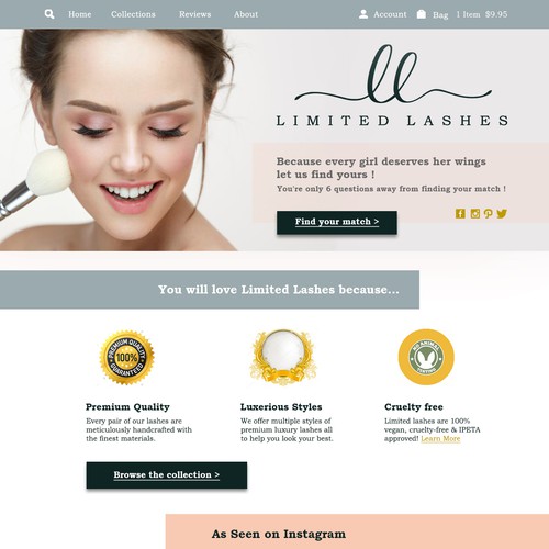 Web Design Beauty Concept