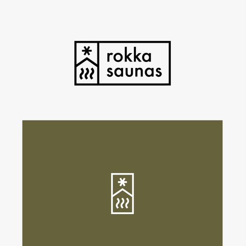 Logo concepr for a saunas bilding company