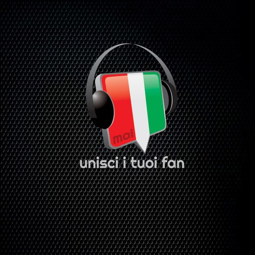 logo for music app italia!