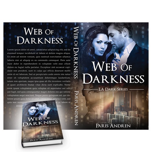 Book cover design for Paris Andren-Web of darknes