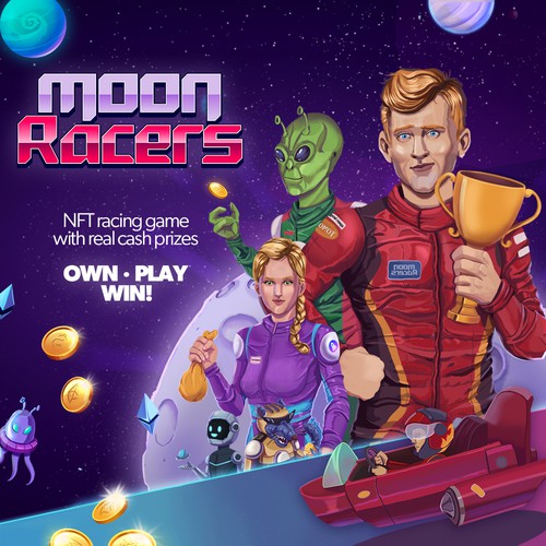 MoonRacers Keyart