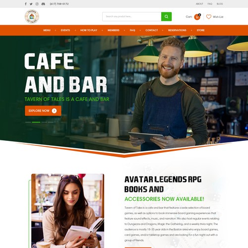 Cafe Website 