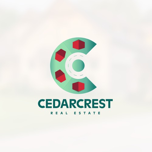 Logo proposal for a real-estate company ''Cedarcrest''