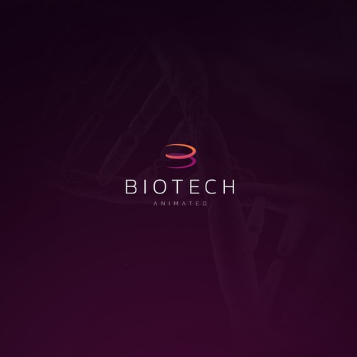 Logo concept for a biotech company