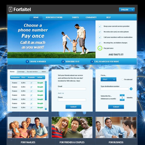Forfaitel Web Design