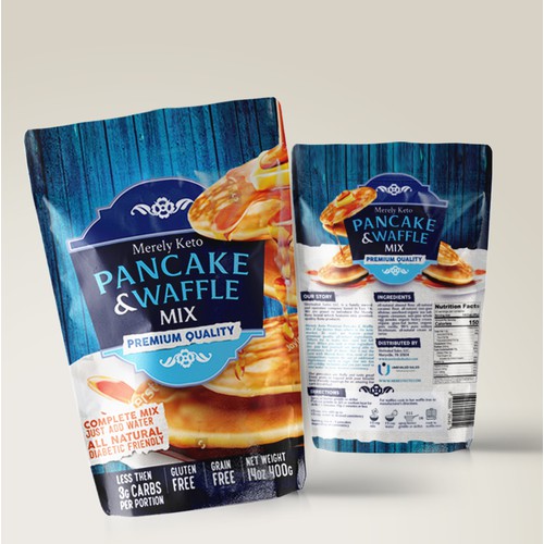 Merely Keto Premium Pancake & Waffle Mix