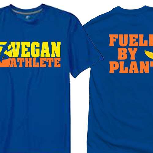 GUARANTEED PRIZE! Vegan Athlete t-shirt design