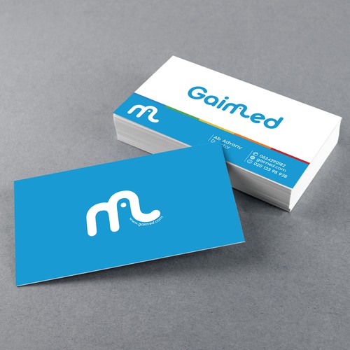 Design a businesscard for a technology startup - GAIMED