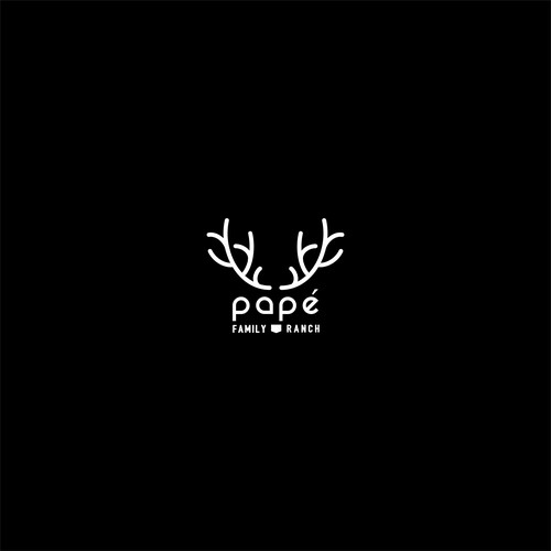 Smart   deer logo for family ranch