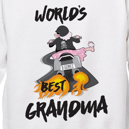World's Best Grandma Illustration