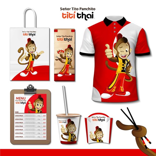 Mascot for Titi Thai