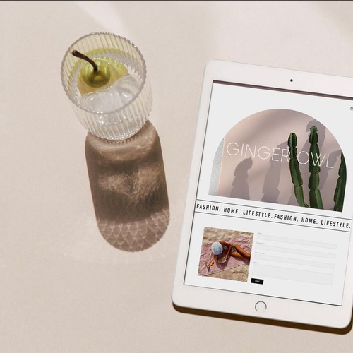 Ginger Owl Fashion Squarespace Website