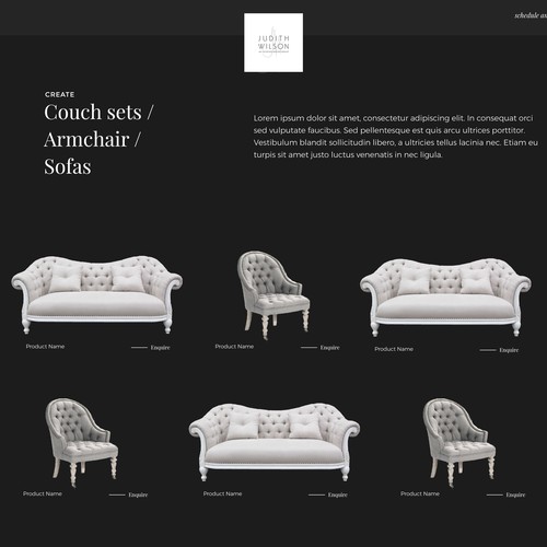 Interior (& fashion) Designer needs Complete Creative looking website