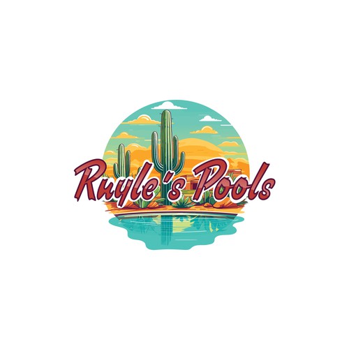 Logo design for Ruyle’s Pools