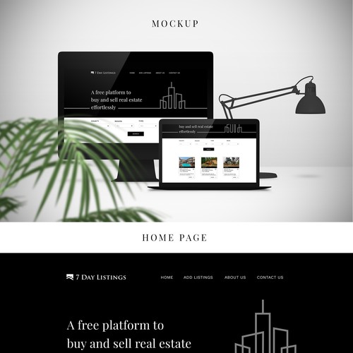 Website design for real estate