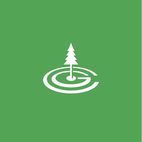 Logo concept for grassy creek golf