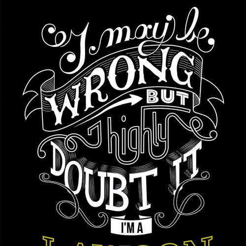 Lettering for a T-shirt