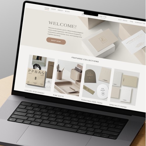 Web design for a gifting company