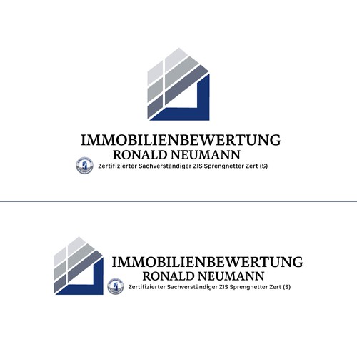 Immobilienbewertung Ronald Neumann  Logo Design