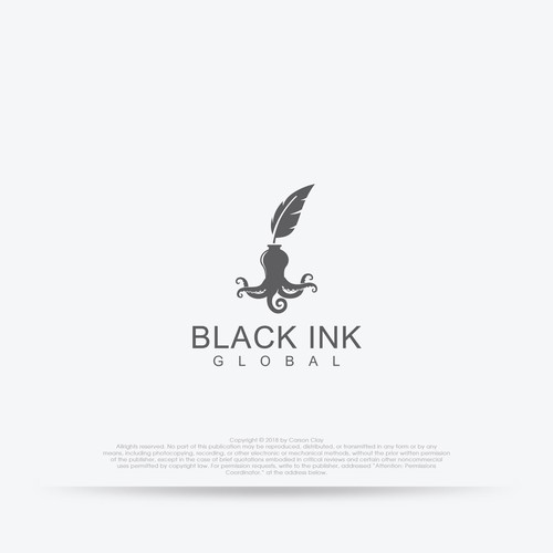 Black Ink logo concept